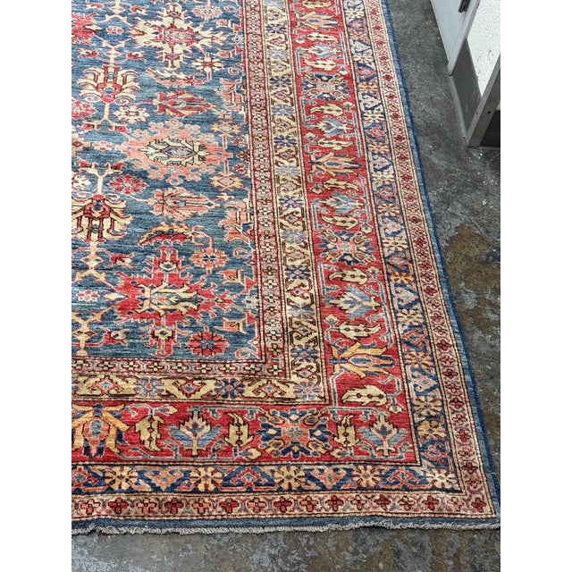 Traditional 9ft3in × 12ft Persian Wool Area Rug For Sale - Image 3 of 12