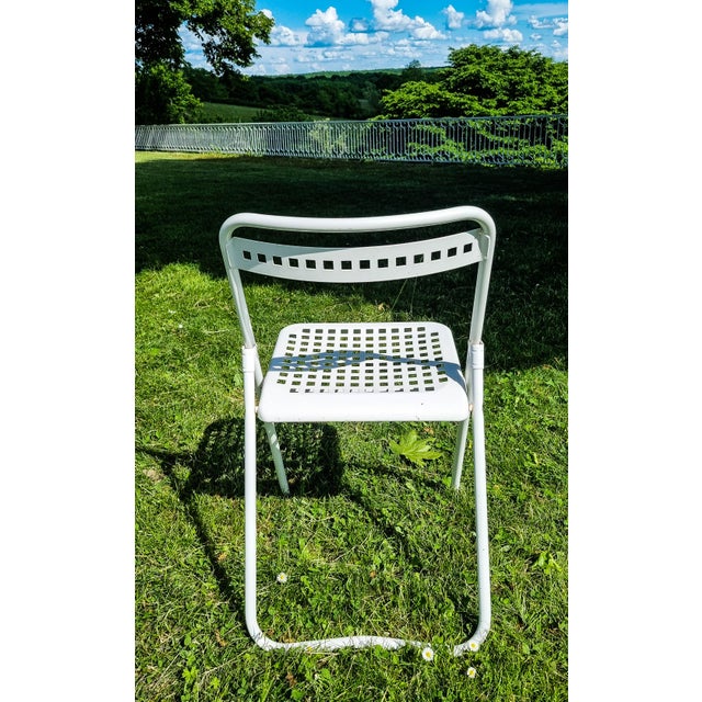 Folding Chairs from Souvignet, 1960s, Set of 5 For Sale - Image 3 of 9