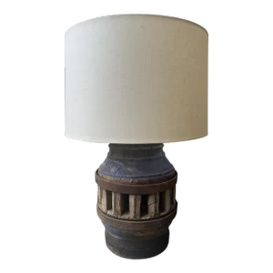 Vintage Wagon Wheel Table Lamp