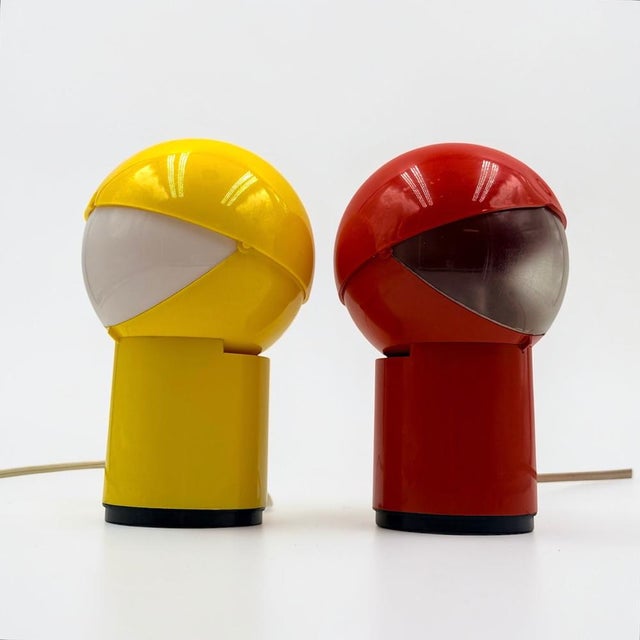 Space Age Sfera Notte Table Lamps from Gagiplast, 1970s, Set of 2 For Sale - Image 17 of 17