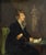Hans Thoma, Portrait of Ida Müller, Single Woman Scholderer, 19th Century, Oil Painting on Canvas, Framed For Sale - Image 4 of 6