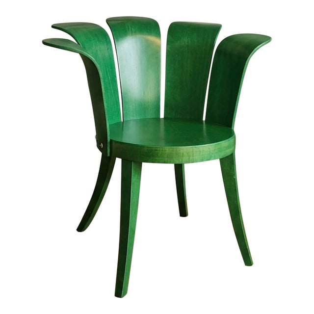 Vintage 1980s Sculptural Bentwood “Flower” Chair – Attributed to Miro Harold / King Harold For Sale