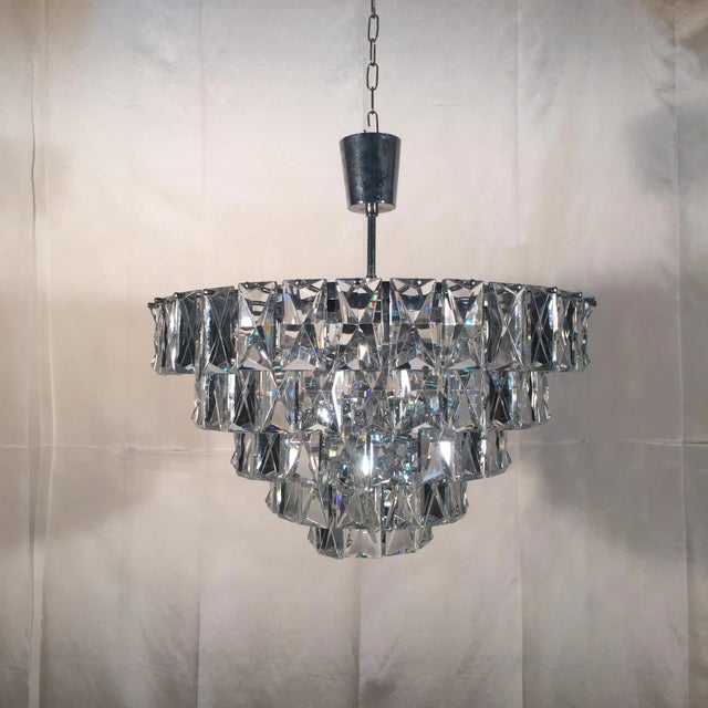 Five-Tiered Chandelier by Kinkeldey, 1960s For Sale - Image 11 of 12