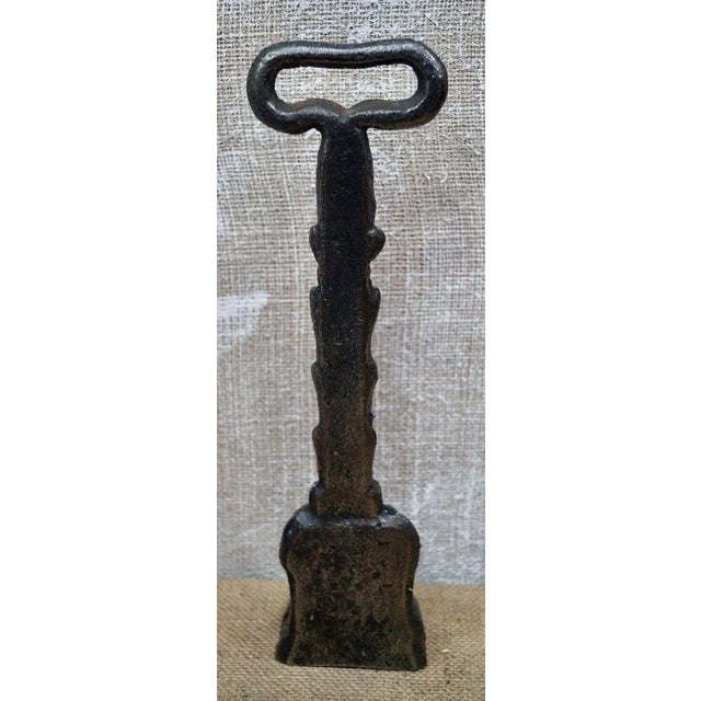 Georgian Cast Iron Lions Paw Door Porter For Sale - Image 4 of 9
