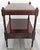 1980s 1980s Bombay Regency Style Cherry Finish Two Tier Side End Table For Sale - Image 5 of 13