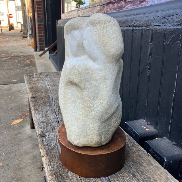 1970’s original marble abstract hugging figures sculpture. Measures approx 15 in high by 8 in wide, and 6 in deep. Check...