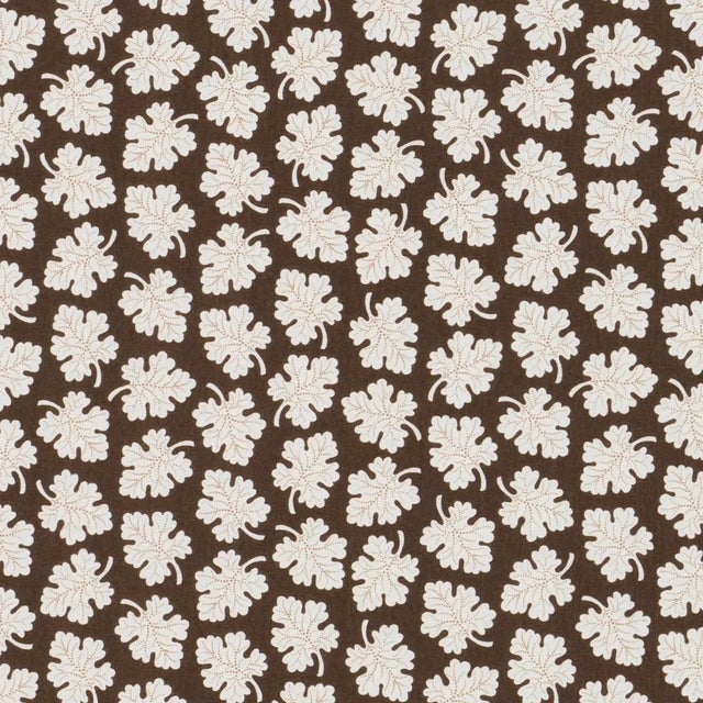 SAMPLE - Schumacher X Rita Konig Olive Fabric In Brown For Sale