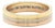 Mid 20th Century Cartier Vendome Louis 18k Tri Color Gold 4.8mm Band Ring w/Cert Size 56 US 7.5 For Sale