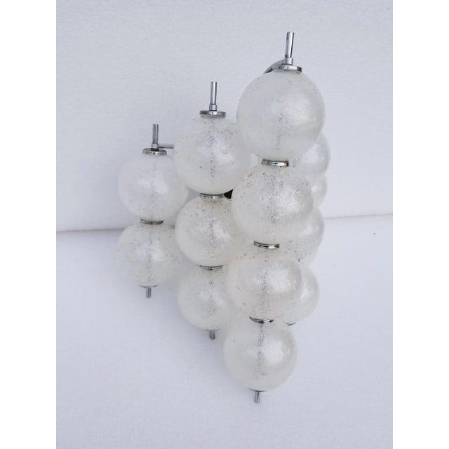 Mid-Century Modern Kalmar Glass Ball Sconce For Sale - Image 11 of 12