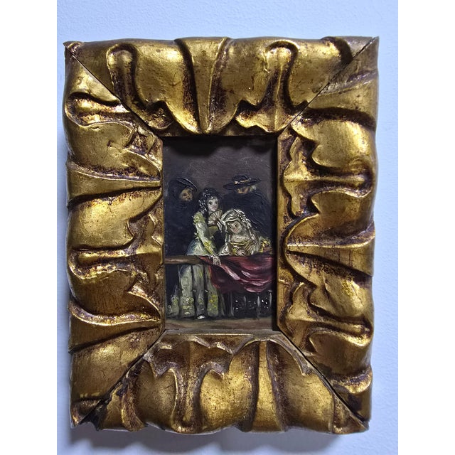 Francisco de Goya, Figures, Small Oil Painting on Copper, 1800 For Sale - Image 4 of 12