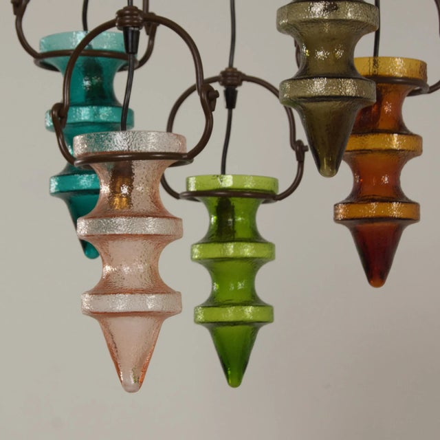 Stalactiet Pendant Lamp by Nanny Still for Massive & Val Saint Lambert, 1960s For Sale - Image 11 of 13