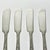 1970s Vintage Traditional Boho Chic Revelation Silverplate Butter Knife - Set of 4 For Sale - Image 6 of 9