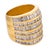 1980s Vintage 3.20 Carat Diamond 18k Yellow Gold Cocktail Ring, Size 7.5 For Sale - Image 5 of 5