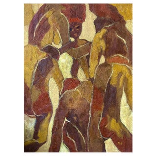 Gilbert Pauli, A Child for Humans, Oil on Canvas, 1999 For Sale