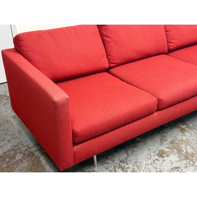 Textile Milo Baughman for Crate & Barrel Model 855 Design Classic Sofa For Sale - Image 7 of 12
