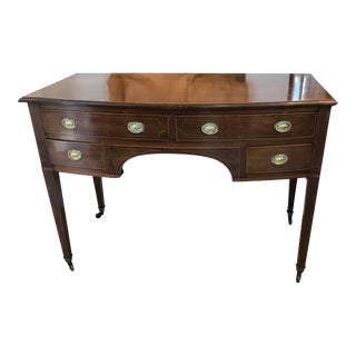Early 19th Century S & H Jewell English Mahogany Writing Desk For Sale