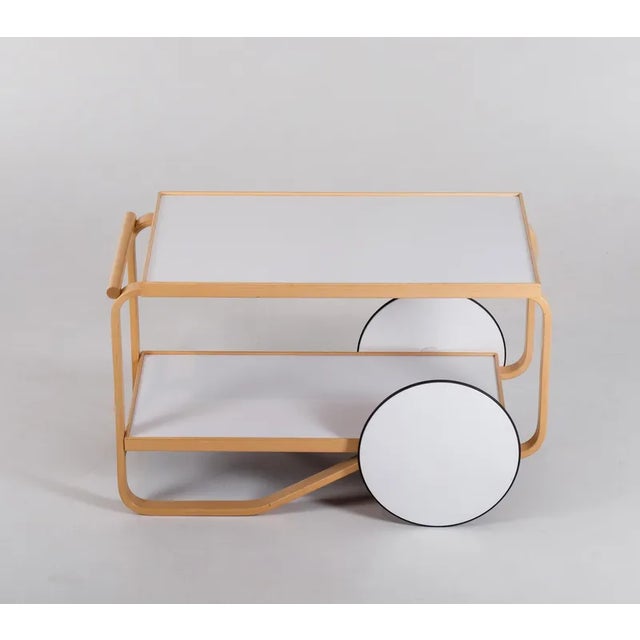 Tea Cart by Alvar Aalto for Artek, 1980s For Sale - Image 3 of 9