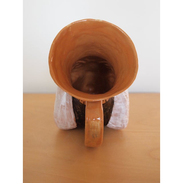 Ceramic Original Roberto Lugo Rhyton Ram Head Cup Vessel Vase Goblet Chalice, Contemporary Modern Studio Pottery Ceramic Art Sculpture For Sale - Image 7 of 7