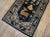 1920s Navy Blue Animals Traditional Antique Chinese Baotou Rug 2'2" X 4'6" Knotted Wool Carpet For Sale In New York - Image 6 of 12