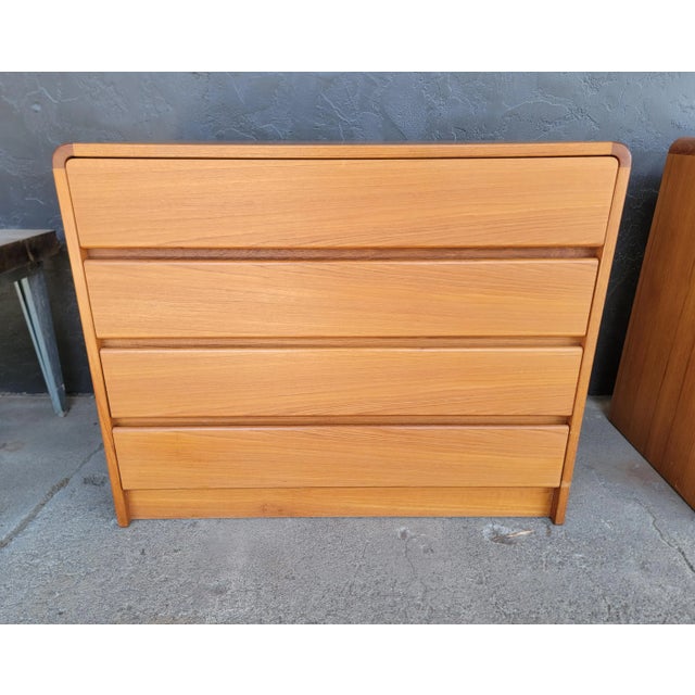 Danish Modern Teak Dressers - A Pair For Sale In San Francisco - Image 6 of 16