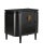 Currey & Company Briallen Black Nightstand For Sale