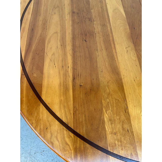 Vintage Expanding Cherry Dining Table by Stickley For Sale - Image 16 of 16