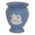 Wedgwood Small Blue Jasperware Vase Neoclassical Motif Winged Horse Cherub 4739b For Sale