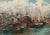 Ezelino Briante, Vue d'un port, Oil on Canvas, Framed For Sale - Image 11 of 11