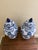 Late 20th Century Chinoiserie Large Blue and White Porcelain Ginger Jars, Pair For Sale In South Bend - Image 6 of 7