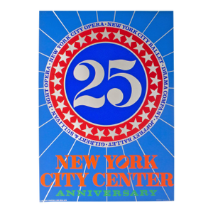 1968 “New York City Center” Serigraph Poster by Robert Indiana