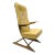 Vintage Rock-A-Chair Cantilever Rocker Chair in Harvest Gold Vinyl For Sale
