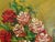 Red Roses, Late 20th Century Impasto Floral Still-Life, Record Breaking Artist by Morris Katz For Sale - Image 4 of 5