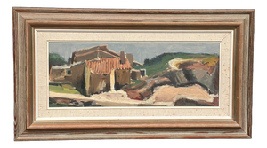Gideon Isaksson, Portuguese River, 1960s, Oil on Canvas