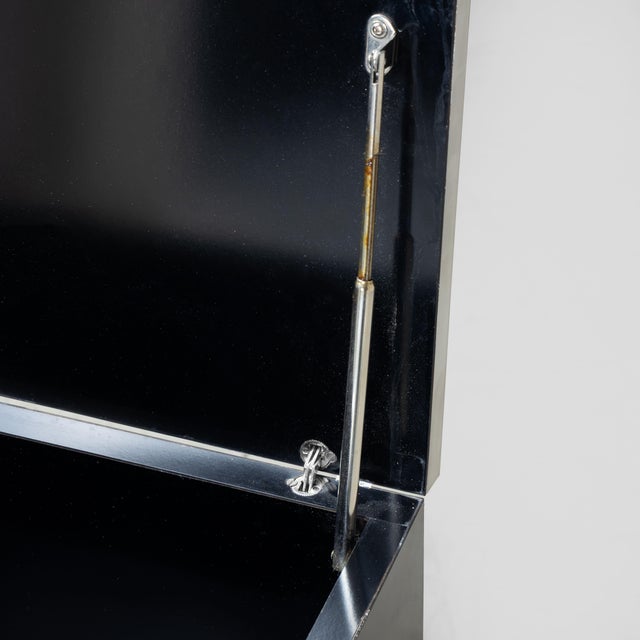 Chest in Laminate and Inox, 1970s For Sale - Image 9 of 11