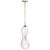 Organic Blown Ribbon Glass Hanging Fixture For Sale In New York - Image 6 of 6