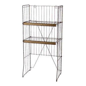 Vintage Metal Shelving Rack