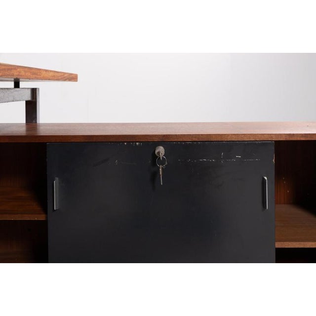Metal Desk by Herbert Hirche for Holzäpfel, 1950s For Sale - Image 7 of 14
