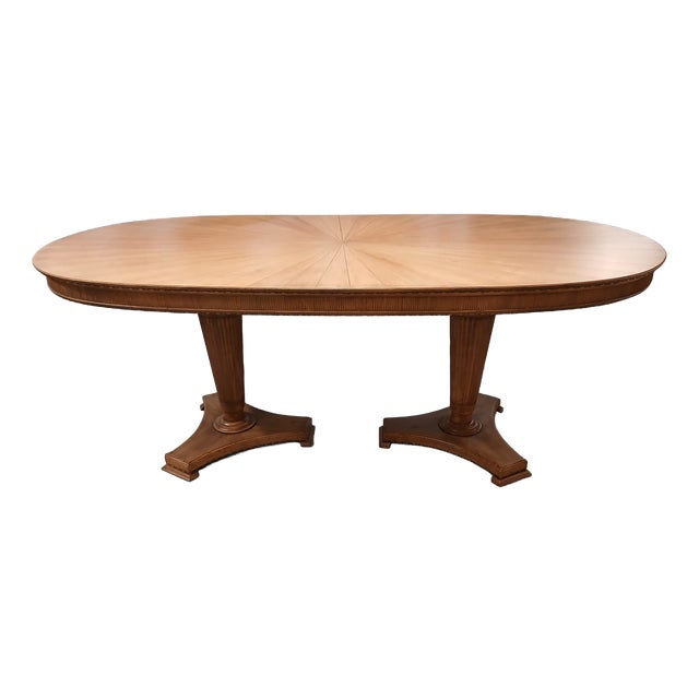 Vintage Oval Table, 1950s For Sale