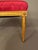 19th Century French Louis XVI Style Gilded Bench With Ruby Red Upholstered Seat, Circa 1890 For Sale - Image 9 of 9