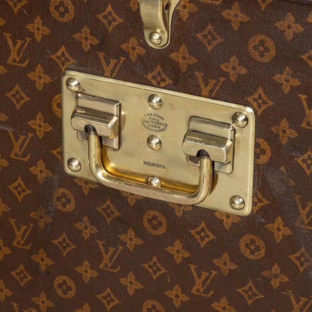 Louis Vuitton 20th Century Malle Haute Trunk in Monogram Canvas from Louis Vuitton, France, 1910 For Sale - Image 4 of 18