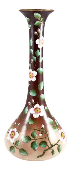 19th Century French Opaline Cased Glass Vase