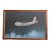World War 2 Original Oil Painting, Budd Rb - 1 Conestoga Cargo Airplane, United States Navy Rare Artifact - Circa 1942 For Sale
