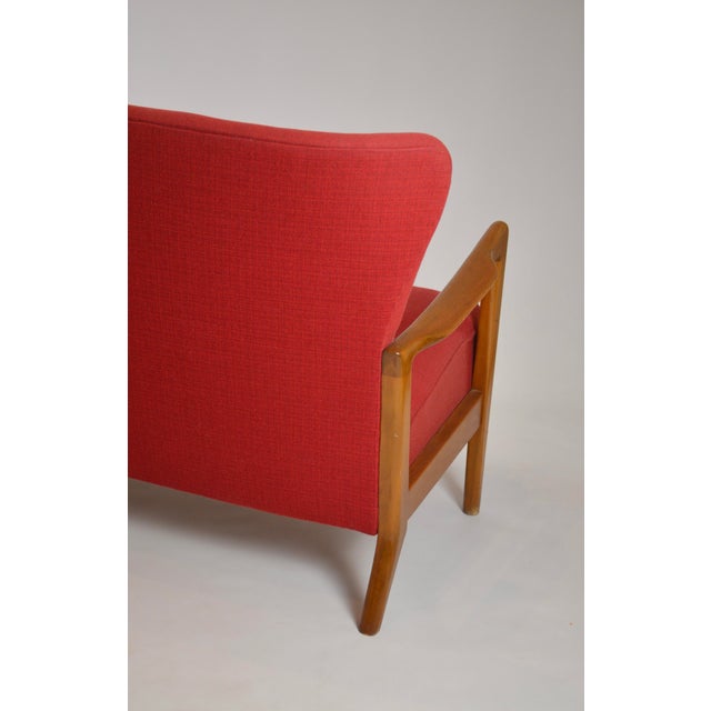 Danish Sofa and Lounge Chair by Søren Hansen for Fritz Hansen, 1940s, Set of 2 For Sale - Image 15 of 18