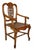 A Chinese 19th century armchair with hand-carved medallion pierced back splat. This Chinese 19th century wooden armchair...