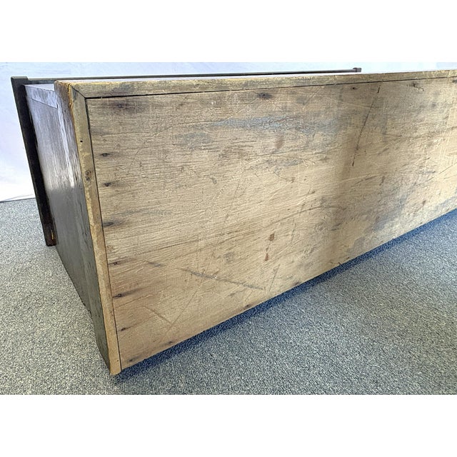 Early 20th Century Handmade Wood Blanket Chest With Hinged Lid For Sale - Image 13 of 18