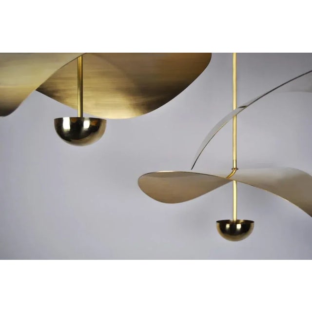Contemporary Small Cluster Led Chandelier by Ovature Studio, Set of 3 For Sale - Image 3 of 4