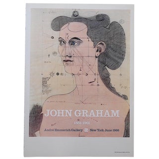 Vintage Poster Lithograph-John Graham For Sale