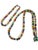 Artisan-Crafted Multicolor Tourmaline Necklace & Bracelet With Watermelon Tourmaline and Verdigris Patinated Copper For Sale - Image 12 of 17