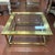 Unmarked Brass Master Craft Coffee Table Bevel Glass Top