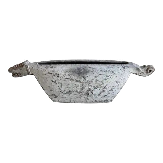 Javanese Hand-Carved Kentongan Slit Drum Carving Depicting Mythical Horse c.1920 For Sale